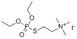 structure of CAS# 513-10-0, Ecothiopate Iodide;2-Diethoxyphosphorylsulfanylethyl-Trimethyl-Ammonium Iodide;2-(Diethoxyphosphorylthio)Ethyl-Trimethylammonium Iodide;2-(Diethoxyphosphorylthio)Ethyl-Trimethyl-Ammonium Iodide