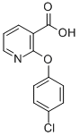 structure of CAS# 51362-37-9, 2-(4-Chlorophenoxy)Nicotinic Acid;2-(4-Chlorophenoxy)-3-Pyridinecarboxylate;2-(4-Chlorophenoxy)Nicotinate;Zinc00092431