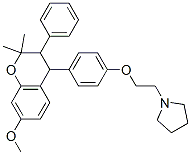 CAS#: 51423-20-2， 1-[2-[4-(2,2-Dimethyl-7-Methoxy-3-Phenylchroman-4-Yl)Phenoxy]Ethyl]Pyrrolidine