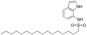 CAS#: 51501-27-0， N-1H-Indol-7-Ylhexadecane-1-Sulphonamide