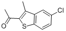 structure of CAS# 51527-18-5, 2-Acetyl-5-Chloro-3-Methylthianaphthene;1-(5-Chloro-3-Methyl-Benzothiophen-2-Yl)Ethanone;1-(5-Chloro-3-Methyl-2-Benzothiophenyl)Ethanone;1-(5-Chloro-3-Methyl-1-Benzothien-2-Yl)Ethanone