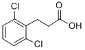 structure of CAS# 51656-68-9, 3-(2,6-Dichlorophenyl)Propionic Acid;3-(2,6-DICHLOROPHENYL)PROPIONIC ACID