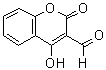 structure of CAS# 51751-34-9, 4-Hydroxy-2-Oxo-2H-Chromene-3-Carbaldehyde;4-hydroxy-2-oxochromene-3-carbaldehyde;4-hydroxycoumarin-3-carbaldehyde;MFCD00100849