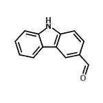 structure of CAS# 51761-07-0, 9H-Carbazole-3-Carbaldehyde;AIDS166553;AIDS-166553