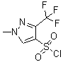 structure of CAS# 519056-67-8, 1-Methyl-3-(Trifluoromethyl)-1H-Pyrazole-4-Sulfonyl Chloride;1H-Pyrazole-4-Sulfonylchloride,1-Methyl-3-(Trifluoromethyl)-(9CI);1-METHYL-3-(TRIFLUOROMETHYL)-1H-PYRAZOLE-4-SULFONYL CHLORIDE;1-Methyl-3-(Trifluoromethyl)-1H-Pyrazole Sulphonyl