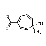 CAS#: 51906-40-2， 5,5-Dimethyl-1,3,6-Cycloheptatriene-1-Carbonyl Chloride