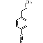 结构式 CAS# 51980-05-3, 4-烯丙基苯甲腈