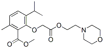 CAS#: 52073-17-3， (6-Isopropyl-2-Methoxycarbonyl-3-Methylphenoxy)Acetic Acid 2-Morpholinoethyl Ester