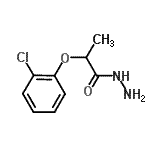structure of CAS# 52094-94-7, 2-(2-Chlorophenoxy)Propanehydrazide;2-(2-chlorophenoxy)propanehydrazide;2-(2-Chlorophenoxy)propanohydrazide;AK-968/40401244