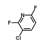 结构式 CAS# 52208-56-7, 3-氯-2,6-二氟吡啶