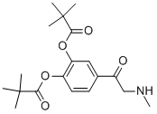 CAS#: 52245-00-8， 2,2-Dimethyl-Propanoic acid 1,1'-[4-[2-(Methylamino)Acetyl]-1,2-Phenylene] Ester