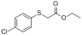 structure of CAS# 52377-68-1, Ethyl 2-[(4-Chlorophenyl)Thio]Acetate;2-[(4-Chlorophenyl)Thio]Acetic Acid Ethyl Ester;Ethyl 2-(4-Chlorophenyl)Sulfanylethanoate;Nsc85762