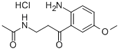 CAS#: 52450-39-2， N-[3-(2-Amino-5-methoxyphenyl)-3-oxopropyl]-Acetamide