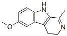 CAS 登录号：525-41-7， 1-甲基-4,9-二氢-3H-吡啶并[3,4-b]吲哚