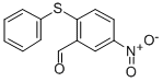 结构式 CAS# 52548-32-0, 5-硝基-2-(苯基硫代)苯甲醛