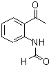 structure of CAS# 5257-06-7, N-(2-Acetylphenyl)Formamide;N-(2-Ethanoylphenyl)Methanamide;Formamide, (2-Acetylphenyl)-;Formamide, N-(2-Acetylphenyl)-