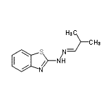 CAS#: 52644-52-7， 2-[(2E)-2-(2-Methylpropylidene)Hydrazino]-1,3-Benzothiazole