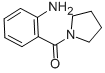 structure of CAS# 52745-20-7, (2-Amino-Phenyl)-Pyrrolidin-1-Yl-Methanone;(2-Aminophenyl)-Pyrrolidin-1-Yl-Methanone;(2-Aminophenyl)-1-Pyrrolidinylmethanone;Smr000280061