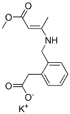 CAS#: 52786-76-2， Potassium [2-[[(3-Methoxy-1-Methyl-3-Oxoprop-1-Enyl)Amino]Methyl]Phenyl]Acetate