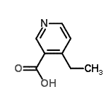 CAS 登录号：52830-20-3， 4-乙基烟酸