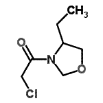 CAS#: 52836-94-9， 2-Chloro-1-(4-Ethyl-1,3-Oxazolidin-3-Yl)Ethanone