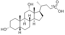 structure of CAS# 52886-37-0, Deoxycholic Acid-24-13C
