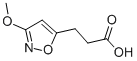 structure of CAS# 52898-06-3, 3-(3-Methoxy-5-Isoxazolyl)Propanoic Acid;3-(3-Methoxyisoxazol-5-Yl)Propanoic Acid;3-(3-Methoxy-5-Isoxazolyl)Propanoic Acid;3-(3-Methoxyisoxazol-5-Yl)Propionic Acid