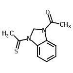 CAS#: 52936-98-8， 1-(3-Ethanethioyl-2,3-Dihydro-1H-Benzimidazol-1-Yl)Ethanone