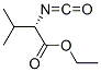 structure of CAS# 5296-78-6, Ethyl 2-Isocyanato-3-Methylbutyrate;ETHYL 2-ISOCYANATO-3-METHYLBUTYRATE, 97;Ethyl N-(Oxomethylene)Valinate