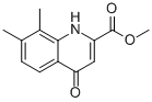 结构式 CAS# 52979-32-5, 4-羟基-7,8-二甲基喹啉-2-羧酸甲酯