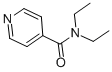 structure of CAS# 530-40-5, N,N-Diethylisonicotinamide;N,N-Diethyl-4-Pyridinecarboxamide;N,N-Diethylisonicotinamide;Inchi=1/C10h14n2o/C1-3-12(4-2)10(13)9-5-7-11-8-6-9/H5-8H,3-4H2,1-2H