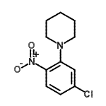 结构式 CAS# 53013-43-7, 1-(5-氯-2-硝基苯基)哌啶