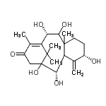 CAS#: 5308-89-4， (3S)-1,3,4,4Aalpha,5,6,7,11,12,12Abeta-Decahydro-3alpha,5alpha,6alpha,11beta,12alpha-Pentahydroxy-9,12Abeta,13,13-Tetramethyl-4-Methylene-6,10-Methanobenzocyclodecen-8(2H)-One