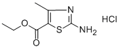 structure of CAS# 53266-92-5, Ethyl 2-Amino-4-Methyl-1,3-Thiazole-5-Carboxylate Hydrochloride;Ethyl 2-Amino-4-Methyl-1,3-Thiazole-5-Carboxylate Hydrochloride, Tech;2-Amino-4-Methyl-Thiazole-5-Carboxylic Acid Ethyl Ester Hydrochloride;ETHYL 2-AMINO-4-METHYL-1,3-THIAZOLE-5-CARBOXYLATE HYDROCHLORIDE
