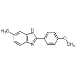 CAS#: 53314-16-2， 2-(4-Methoxyphenyl)-6-Methyl-1H-Benzimidazole