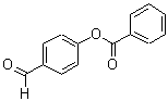 结构式 CAS# 5339-06-0, 4-甲酰基苯基苯甲酸酯