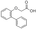结构式 CAS# 5348-75-4, (联苯-2-基氧基)-乙酸