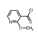 结构式 CAS# 53750-65-5, 2-甲氧基烟酰氯化物