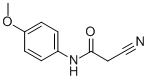 结构式 CAS# 5382-38-7, 2-氰基-N-(4-甲氧基苯基)乙酰胺