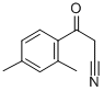 structure of CAS# 53882-91-0, 2,4-Dimethylbenzoylacetonitrile;3-(2,4-Dimethylphenyl)-3-Oxo-Propanenitrile;3-(2,4-Dimethylphenyl)-3-Keto-Propionitrile;Nsc145010