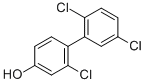 结构式 CAS# 53905-33-2, 4-羟基-2,2',5'-三氯联苯