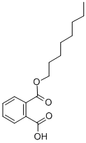 结构式 CAS# 5393-19-1, 邻苯二甲酸单辛酯