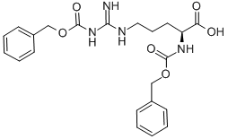 结构式 CAS# 53934-75-1, Nalpha,Nomega-二苄氧羰基-L-精氨酸