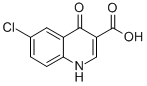 structure of CAS# 53977-19-8, 6-Chloro-4-Oxo-1,4-Dihydro-Quinoline-3-Carboxylic Acid;6-Chloro-4-Keto-1H-Quinoline-3-Carboxylate;Zinc00117338