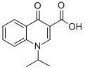 structure of CAS# 53977-47-2, 1-Isopropyl-4-Oxo-1,4-Dihydro-3-Quinolinecarboxylic Acid;1-Isopropyl-4-Oxo-Quinoline-3-Carboxylate;1-Isopropyl-4-Oxo-3-Quinolinecarboxylate;1-Isopropyl-4-Keto-Quinoline-3-Carboxylate