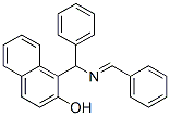结构式 CAS# 53983-76-9, 1-[(苄亚基氨基)(苯基)甲基]-2-萘酚