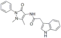 CAS#: 53995-76-9， N-(1,5-Dimethyl-3-Oxo-2-Phenyl-Pyrazol-4-Yl)-2-(1H-Indol-3-Yl)Acetamide