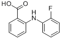 structure of CAS# 54-58-0, N-(2-Fluorophenyl)Anthranilic Acid;Acide N-(2-Fluorophenyl)Anthranilique;Brn 3315020;Oprea1_712400