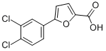 structure of CAS# 54023-01-7, 5-(3 4-Dichlorophenyl)-2-Furonic Acid;5-(3 4-DICHLOROPHENYL)-2-FURONIC ACID