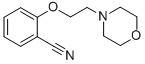 structure of CAS# 540753-12-6, 2-(2-Morpholin-4-Ylethoxy)Benzonitrile;2-(2-MORPHOLIN-4-YLETHOXY)BENZONITRILE